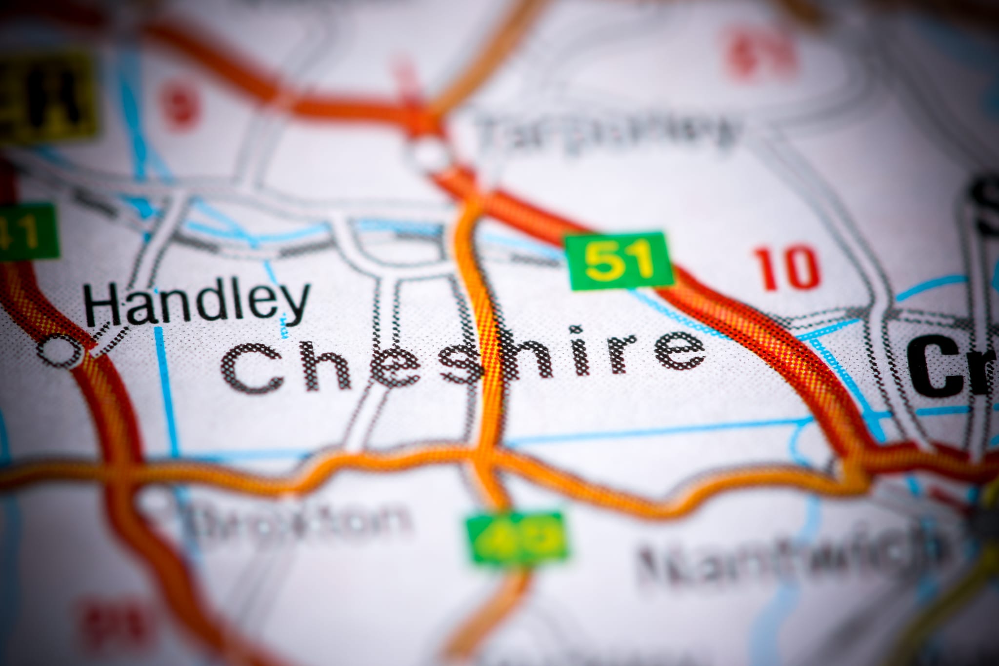 Map showing local delivery planning